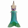 thumbnail image 3 of Green Mermaid Princess Beach Swimsuit Cosplay Costume with Accessories Set, 3 of 7