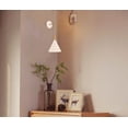 thumbnail image 6 of FSLiving Color Changing RGB Mode Wall Sconce Wireless Remote Control Lamps Rechargeable Battery Run Dimmable Modern Design Wood White Metal Light Fixture for Stairways Nightstand - Set of 2, 6 of 6