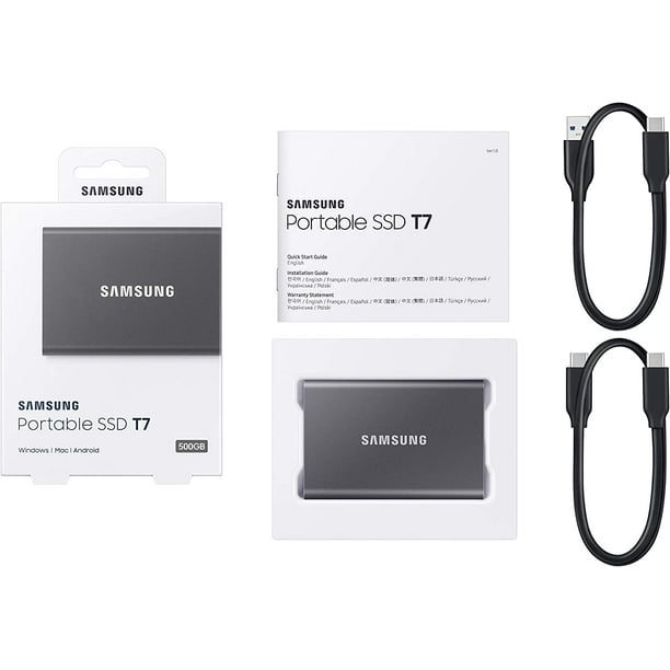 Acheter Disque Dur SSD Externe Samsung T7 -1TB- USB 3.2 (MU