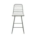 thumbnail image 2 of Hedy Outdoor 26" Seats Iron Counter Stools with Cushions (Set of 4), 2 of 6