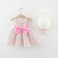 thumbnail image 4 of Qingpeng Toddler Girls Dress Summer Dresses Sleeveless Flower Sundress Todddler Girls Clothes, 4 of 6
