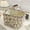 A, variant on Decorative Floral Print Fabric Storage for Home Organization in Living Room Bedroom and Bathroom with Carry Handles
