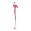 Club Pack of 480 Tropical Pink Flamingo Shaped Plastic Party Drink Stirrers 7"