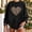 Black, variant on Women Plus Fleece Long-Sleeved Sweater Casual Fashion Leopard Print Love Hoodies Tops