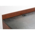thumbnail image 2 of Safco Hospitality Base Cabinet, Three Drawer Rustic Slate/Mahogany, 2 of 16