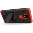 thumbnail image 5 of ZIZO BOLT Series Nokia 3.1 C Case Military Grade Drop Tested with Full Glass Screen Protector Holster and Kickstand Black Red, 5 of 6