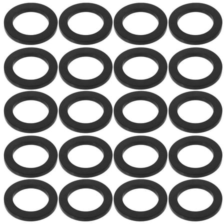 Raindrops 20Pcs Replacement Rubber Hose Washers for Hose Supply and Water Faucet Repair Applications