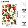 thumbnail image 2 of FORMRS 1-Subject Spiral Notebook 8" x 5" College Ruled 60 Refillable Sheet A5 Hard Cover, 2 Pack, Apple Leaves Pattern, 2 of 7