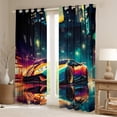 thumbnail image 2 of Castle Fairy Sport Car Black Out Curtains,Racing Car Curtains Pack of 2 (42x63 Each), 2 of 6