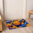 thumbnail image 6 of Basketball Area Rugs: Polyester Non-Slip Machine Washable Floor Carpet Office Rug, 6 of 6