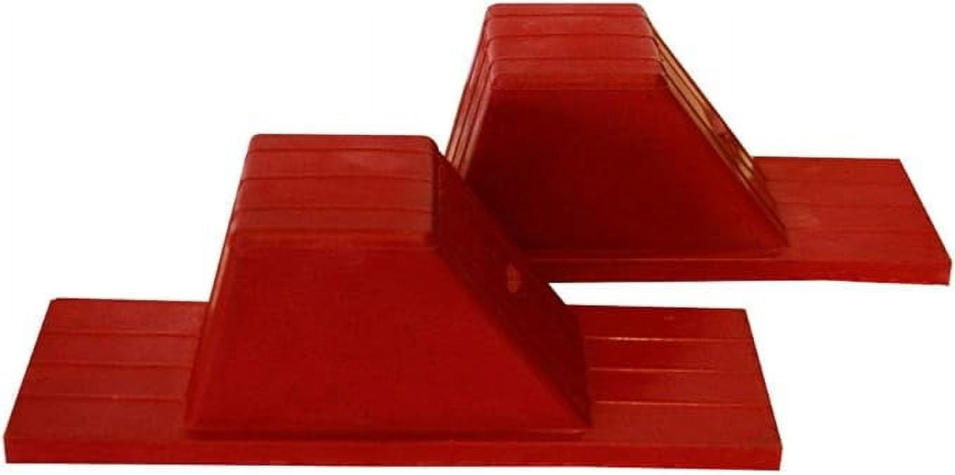 AMBER Durable Rubber Starting Blocks - Premium Track & Field Indoor Starting Block Set (1 Pair) for Enhanced Performance