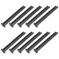 thumbnail image 4 of WEUVEB Black Trash Can Pins, 10-Pack HDPE Plastic Fasteners for Waste Bins and Outdoor Use, 4 of 9