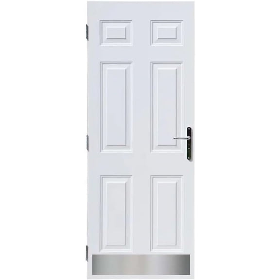 Stainless Steel Kick Plate - Magnetic Mounted - Choose The Size for Your Door (6" x 36")