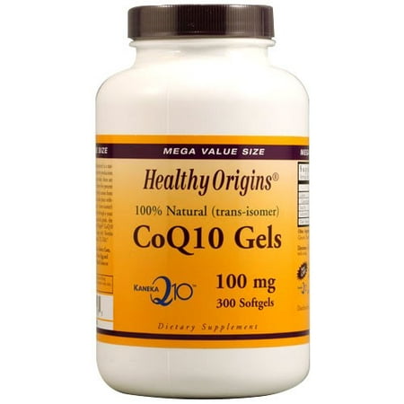 Healthy Origins CoQ10 Gels 100 mg - 300 Softgels (Coq10 300 Mg Best Price)