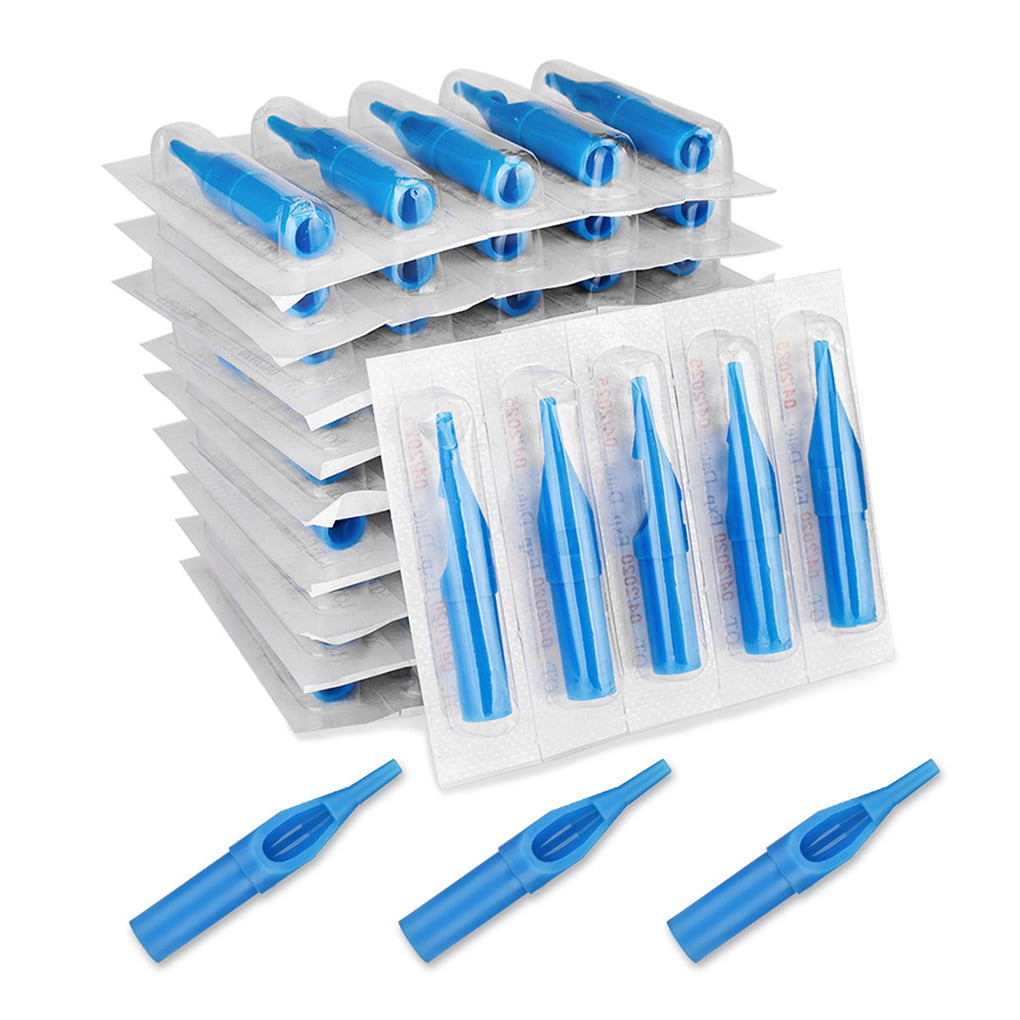 White Plastic Dispensing Syringe Tip Caps 17.3mm Total Length Pack of 100 