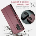 thumbnail image 4 of Samsung Galaxy A32 5G/M32 5G Wallet Case with [RFID Blocking] Card Holder Magnetic Kickstand,Leather Flip Protective Case Wallet for Samsung Galaxy A32 5G/M32 5G 6.5 Inch, 4 of 6