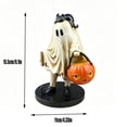 thumbnail image 3 of Thanksgiving Fall Halloween Decoration for Home Indoor Outdoor Clearance Under $5.00!Halloween Ghost Figurine With Ghost Statue Resin Decor For Halloween Tabletop Shelf Home Party Decorations, 3 of 7