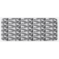 thumbnail image 1 of Jungle Kitchen Mat, Monochrome Tropical Plants Palm Monstera Banana Leaves Island Nature Theme, Plush Decorative Kitchen Mat with Non Slip Backing, 47" X 19", Black Grey White, by Ambesonne, 1 of 1