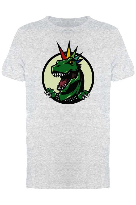 Punk T-Rex Circle Logo Tee Men's -Image by Shutterstock