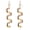 E334, variant on Earrings Sequins Skin-friendly Metal Fashion Ear Pendants for Dating