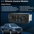 thumbnail image 2 of Módulo de control del clima del calentador de aire acondicionado Unique Bargains 599-210XD para Chevrolet Avalanche Silverado, 2 of 7