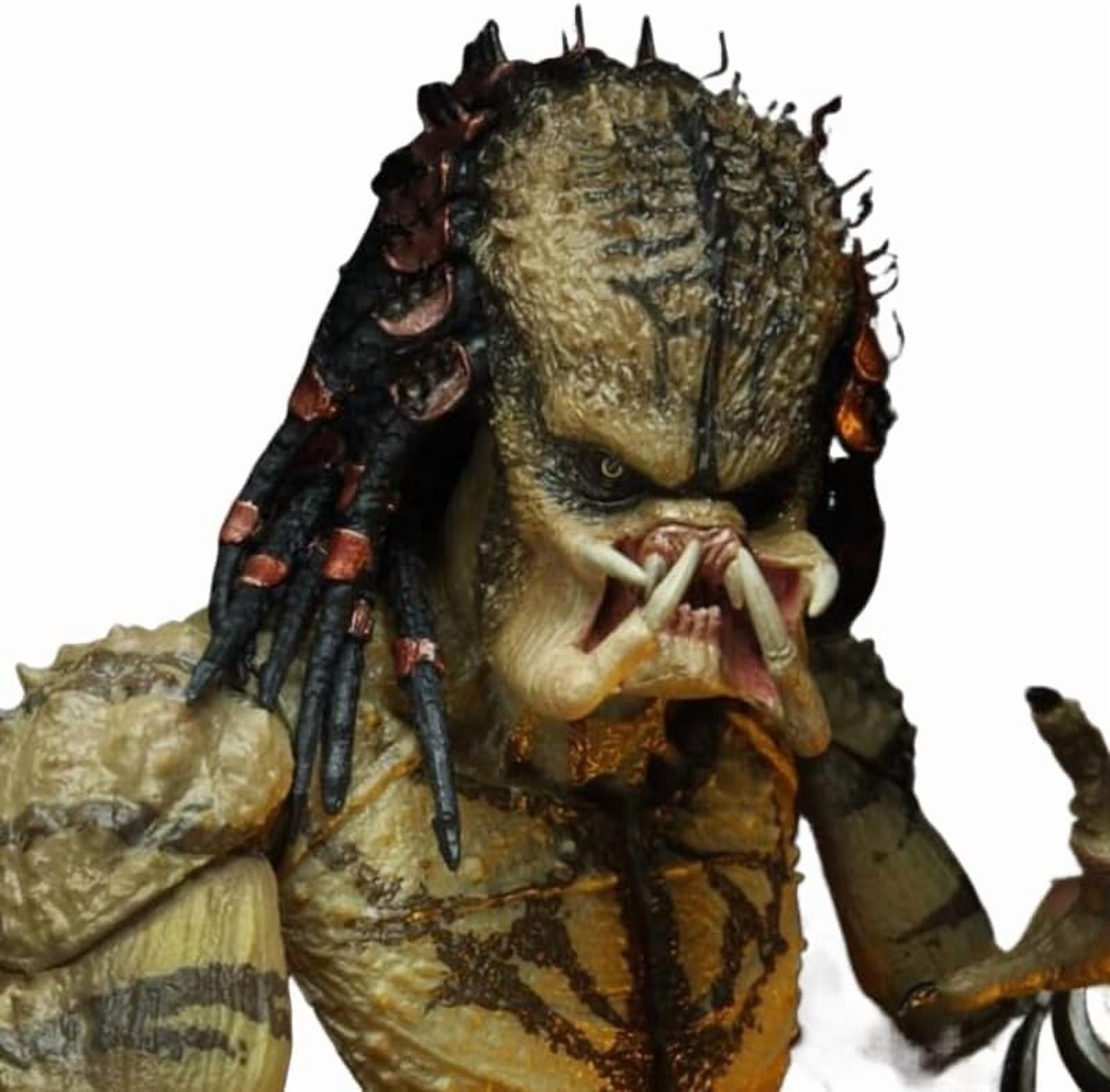 Predator Hitman Figure Moable Replacement Face Hitman Anime Figures 30cm/11.8inch Character PVC Collection Statue Model Ornament Gifts