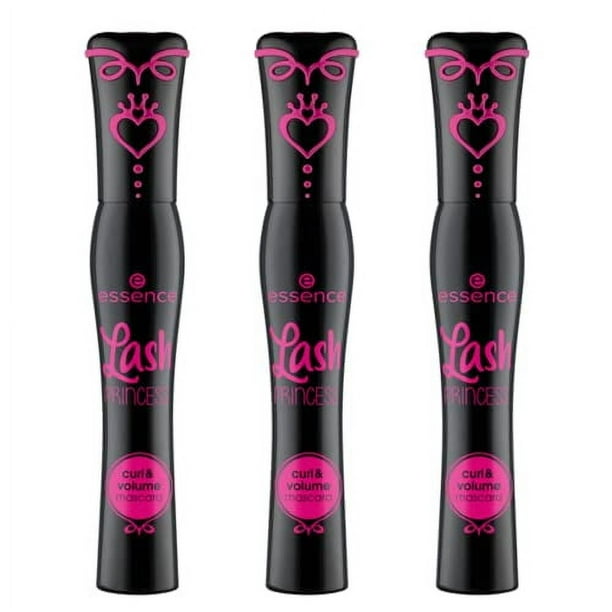 Mascara essence Lash Princess Curl & Volume vegana, paquete de 3