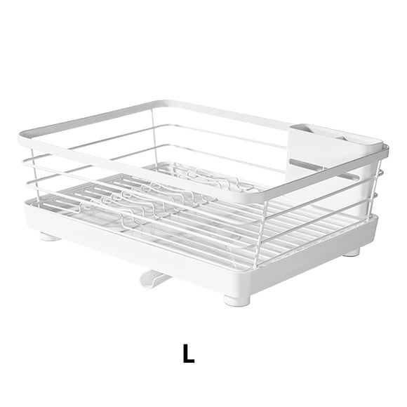 Estante de cocina de hierro forjado, escurridor de platos, palillos, cucharas, cuencos de fácil drenaje.