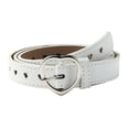 thumbnail image 3 of Fashion Belts for Women Fashion Waist Belt Women Leather Belts with Gold Buckle Jeans Pants Dress Ladies Fashion White Belt Red Skinny Belts for Women Thin Belts for Women Silver Buckle,Sky Blue, 3 of 6