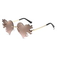 thumbnail image 2 of Sonducket Marco ligero Gafas de sol con estilo Hombres y mujeres Diseño de moda PC Gafas de sol Hombres Love Heart Gafas de sol C16 1 Type3 NO3, 2 of 6