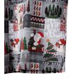 thumbnail image 5 of LA LEELA Men's Holiday Beach Short Sleeve Vacation Hawaii Santa Claus Party Holiday Shirt Hawaiian Ugly Christmas Tree Shirts for Men XXL Grey Santa, 5 of 6
