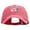 Red, variant on Hawaii Flower Aloha Embroidered Big Size Washed Pigment Dyed Cap - Black XL-3XL
