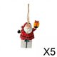 thumbnail image 1 of 5 adornos para árbol de Navidad Recuerdos de Fiesta Adorables para dormitorio Fiesta patio Papá caja Soledad, 1 of 10