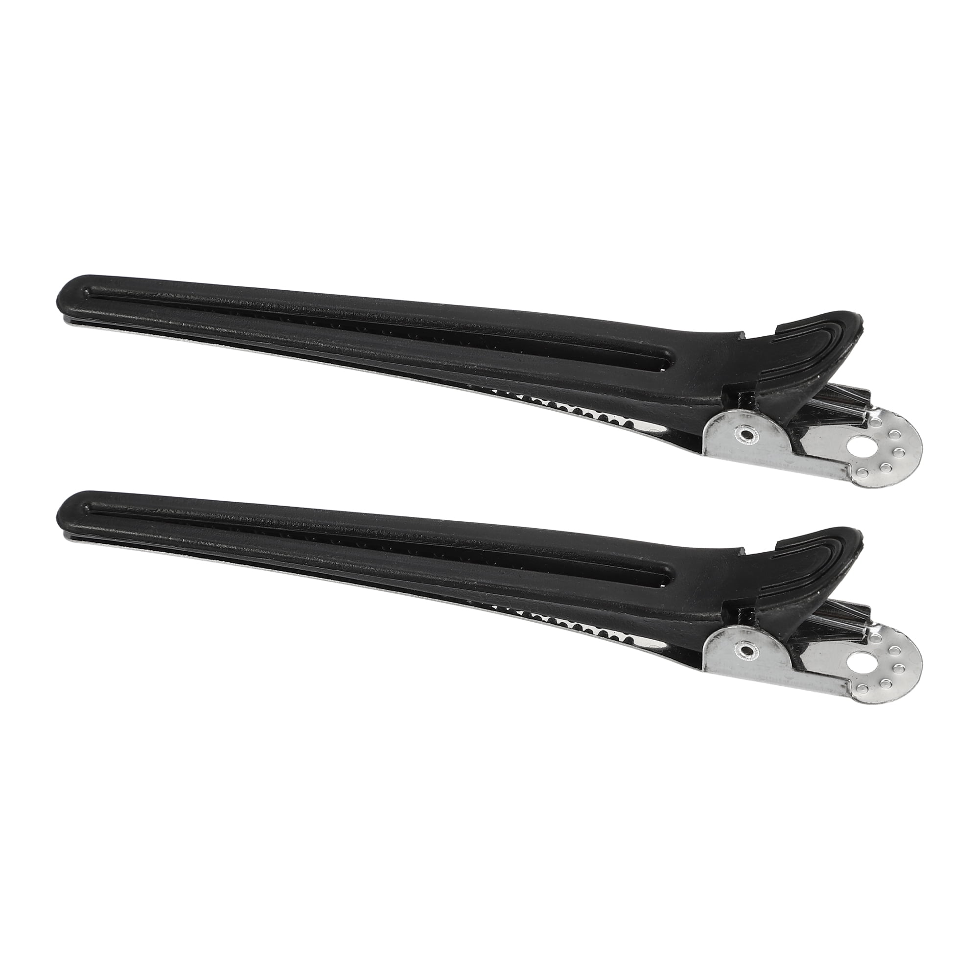 Unique Bargains Black Plastic Duckbill Hair Clip 6pcs