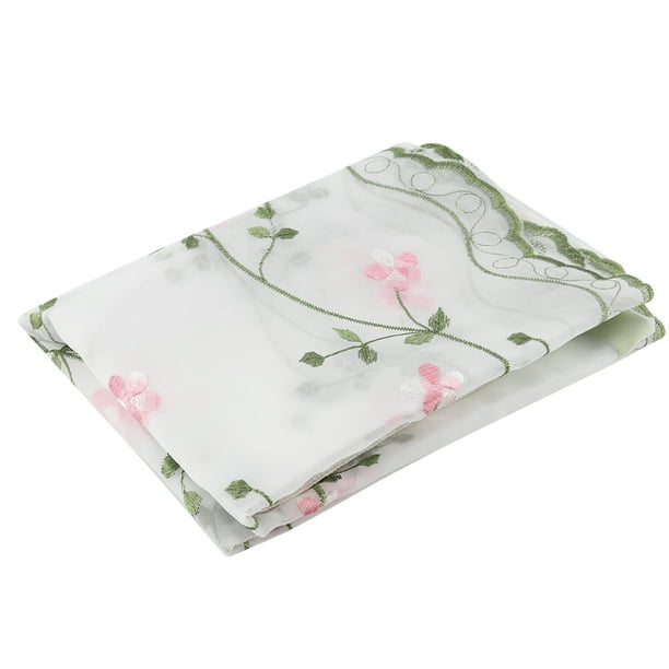 Cortinas de Pantalla de Hilados de Tul Florales Ecomeon crisantemo pura 80*150CM