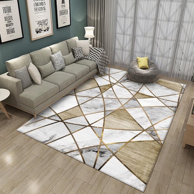 CLEARANCE SALES!!SweetCandy Christmas Carpet Area Rug Modern Floor Mat Bedroom Living Room Carpet Geometric Pattern