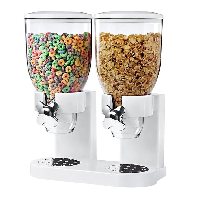 Dispensador de Cereal Doble Deluxe - Blanco Aquila DC0009