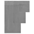 thumbnail image 3 of Modern Threads Organic Vines 6-Piece Cotton Adult Bath Towel Set, Gray, 3 of 16