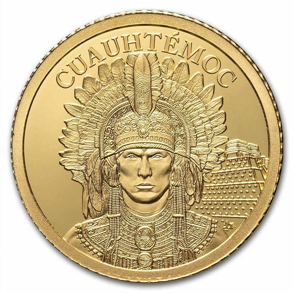 2025 Cook Islands 1/2 gram Gold Proof Aztec Empire