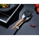 thumbnail image 4 of Soporte para cucharas de plata mate, soporte para cucharas de acero inoxidable para estufa, soporte para utensilios de cocina para cucharones, pinzas, espátula, soporte para cucharas para estufa, 4 of 5