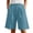 #NEW Light Blue, variant on PFRNLF Women's Bermuda Jean Shorts High Waisted Stretchy Knee Length Cutoff Loose Fit Long Denim Shorts