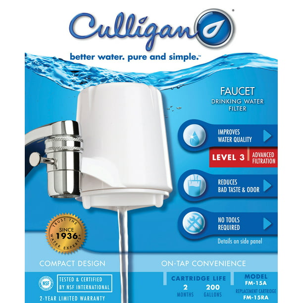 Culligan Fm 15a Faucet Mount Filter With Advanced Water Filtration