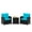 Turquoise, variant on YYAo Patio Seating Groups,Outdoor Living Room Sets,3 Pieces Rattan Patio Furniture Set with Washable Cushion-Peacock Blue
