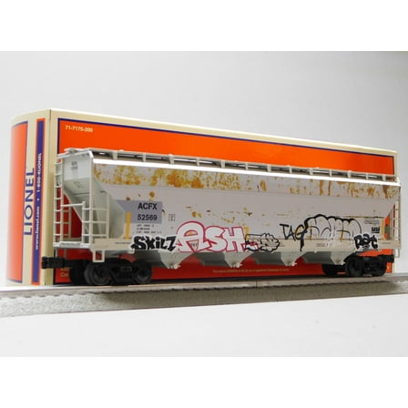 LIONEL ACFX ACF 4 BAY GRAFFITI COVERED HOPPER #52569 O GAUGE TRAIN CAR 2542131
