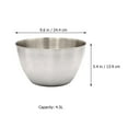 thumbnail image 2 of UPGRATOR Bol à Salade en Acier Inoxydable Rond Argenté Lot de 1, 2 of 8