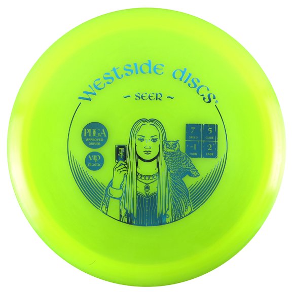 Westside Discs VIP Seer 173-176g Fairway Driver Golf Disc [Colors may vary] - 173-176g