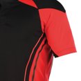 thumbnail image 3 of KooGa - Camiseta de Rugby/Futbol entallada/ajustada  - Modelo Stadium (Negro/Rojo), 3 of 3