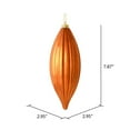 thumbnail image 3 of Vickerman M183288S 8 in. Copper Shiny Line Finial Ornament  4 per Bag, 3 of 3