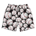 thumbnail image 5 of Goofa Cute Baseball Printed Mens Swim Trunks Summer Quick Dry Short Beach Swimwear Bathing Suits-3X-Large, 5 of 9