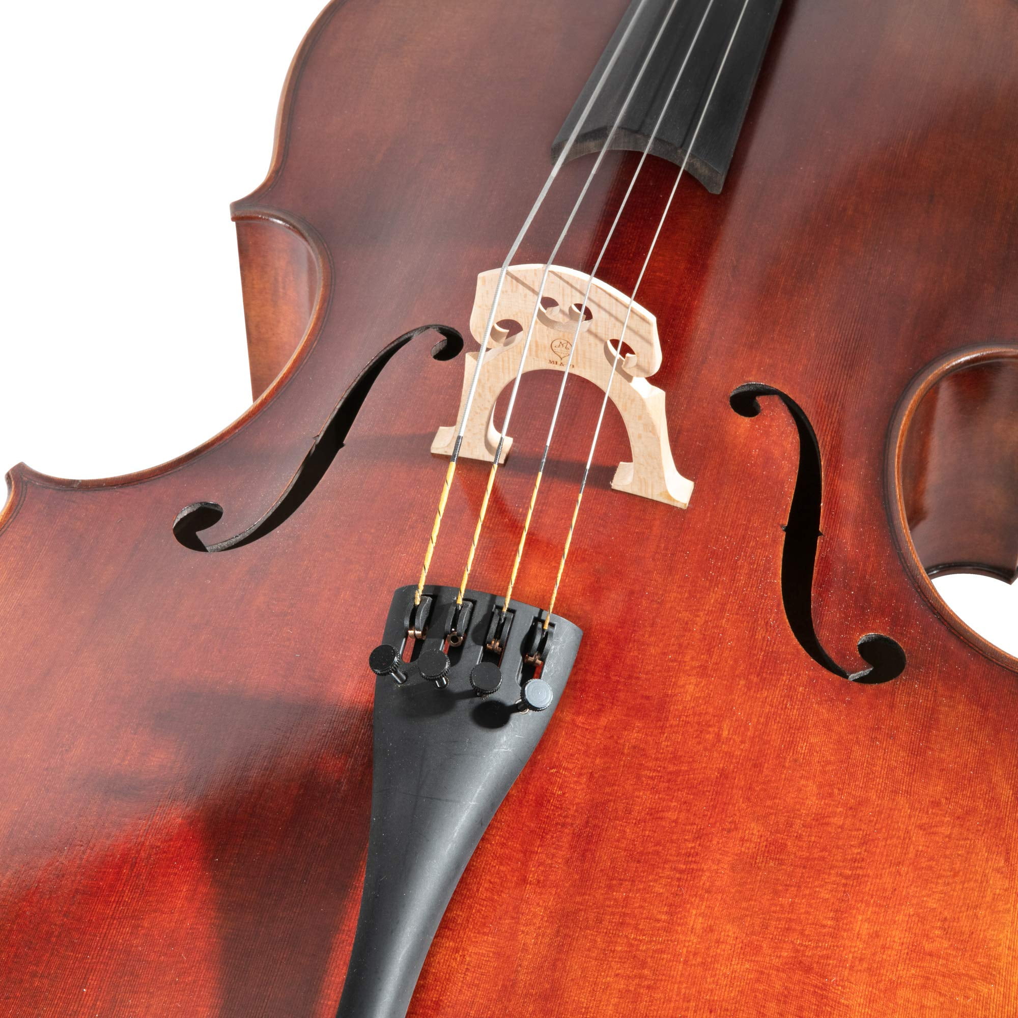 MI&VI PEAK Classic Cello Strings — 1/8 Scale Full Set (A-D-G-C) | Student Best Choice | German Steel Rope Core | Ball-Ends | Medium Gauge Tension - By MIVI Music